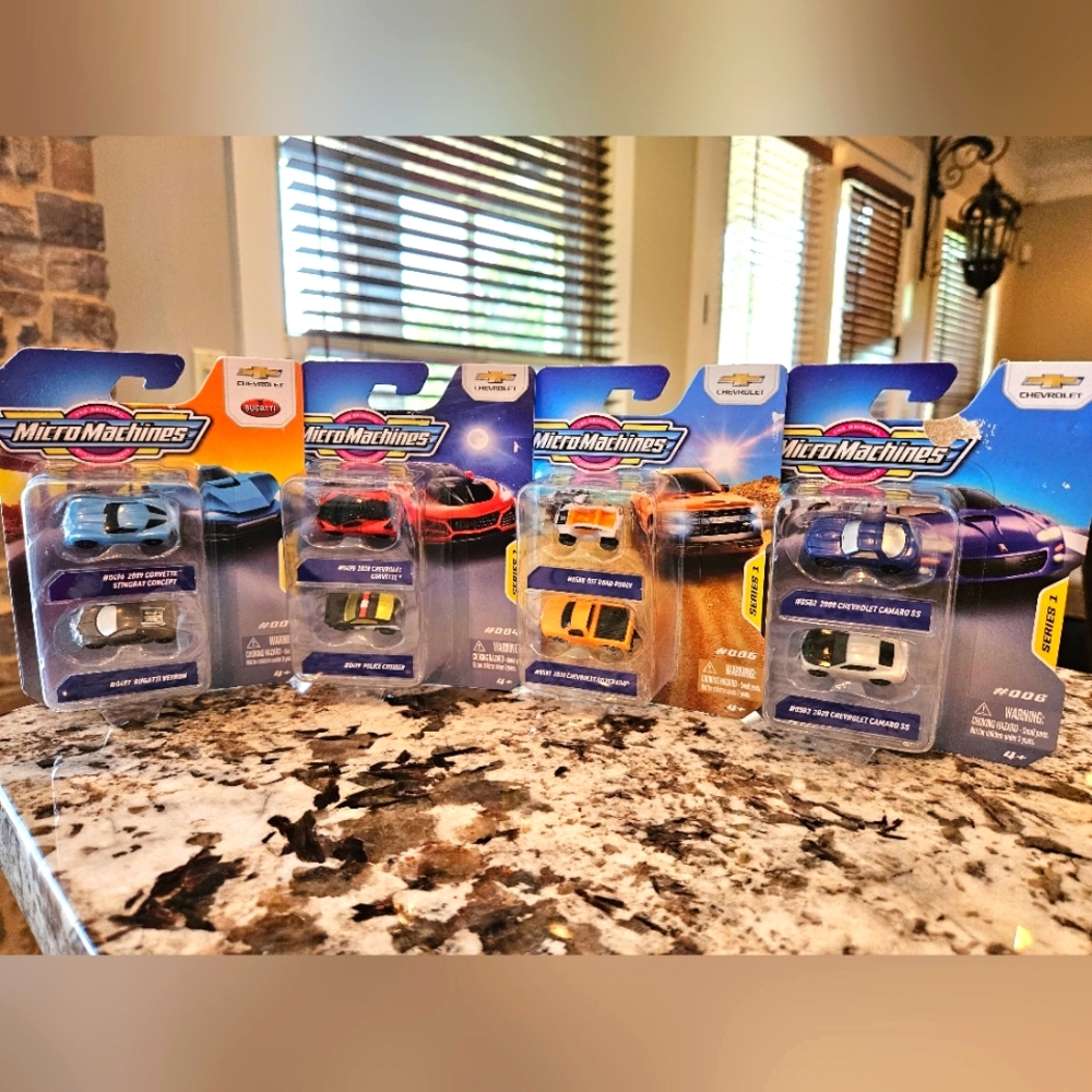 Micro Machines Series 1 #003, #004 #005 #006 Rare, NWOT.